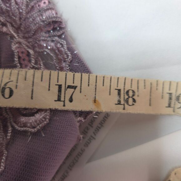 NWT Alex Evenings Womens 6P Long Sleeveless Mother of The Bride Dress w/ Shawl - Picture 7 of 9